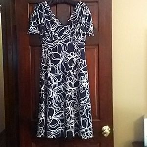 Black and White Dress